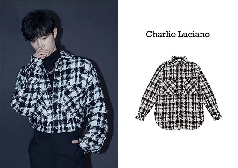 黑白小香风外套