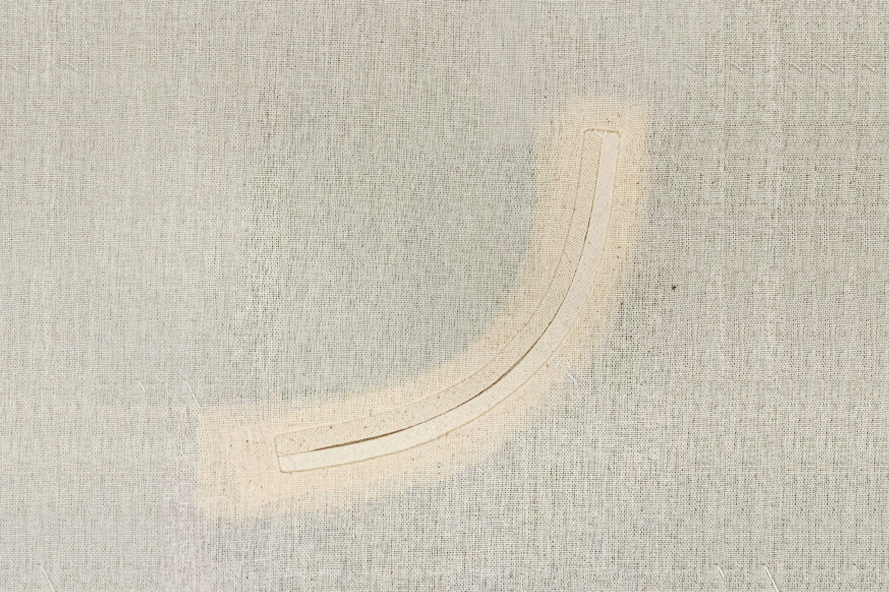 月牙式双砍线口袋