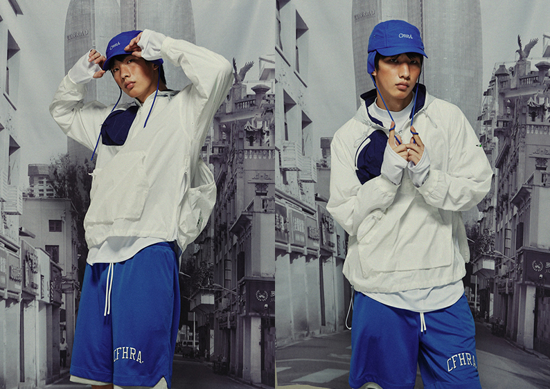 薄质半拉链飞盘机能外套