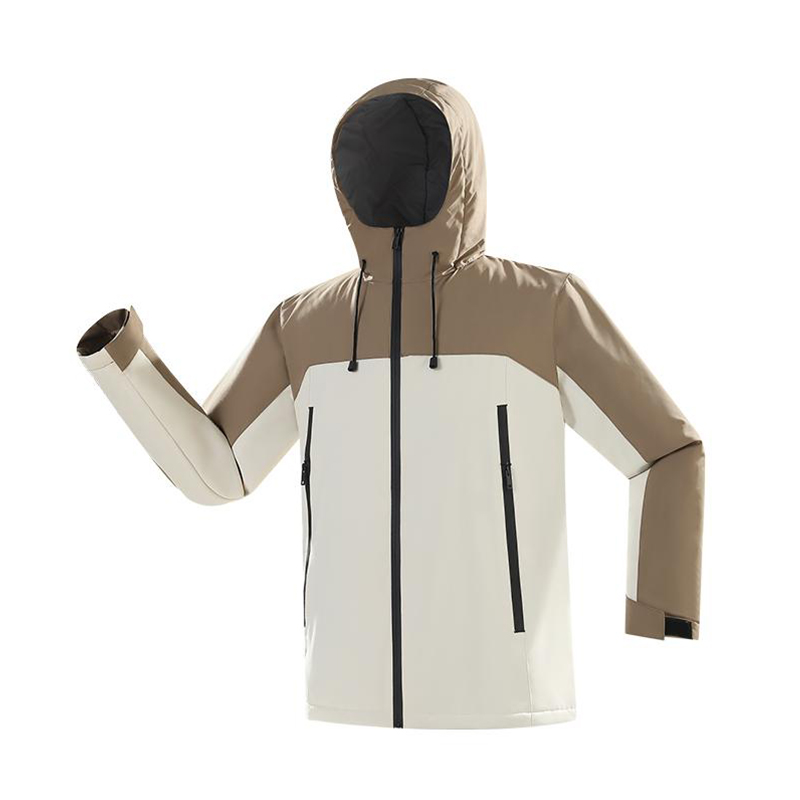 800克石墨烯聚热能一体带帽冲锋衣外套