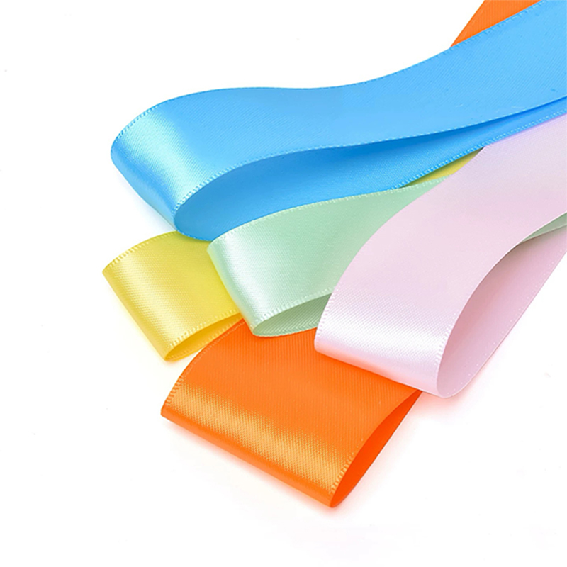 单面涤纶色丁织带