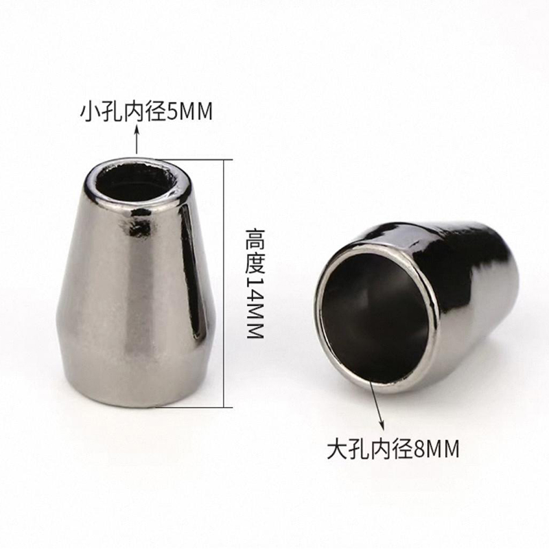 金属吊钟帽绳头挂坠