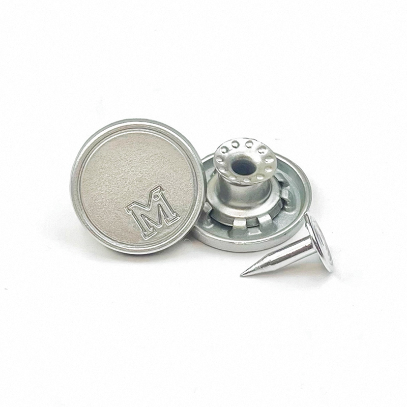 牛仔裤扣子摇头工字扣