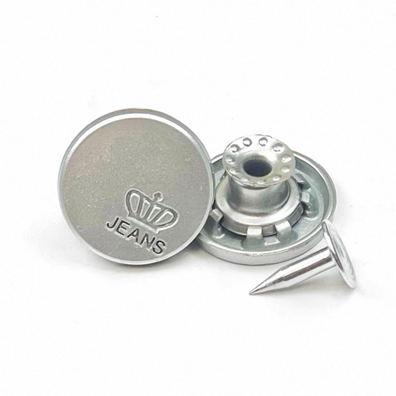 牛仔裤扣子摇头工字扣
