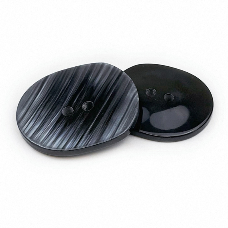 椭圆形珠光拉丝仿贝壳扣