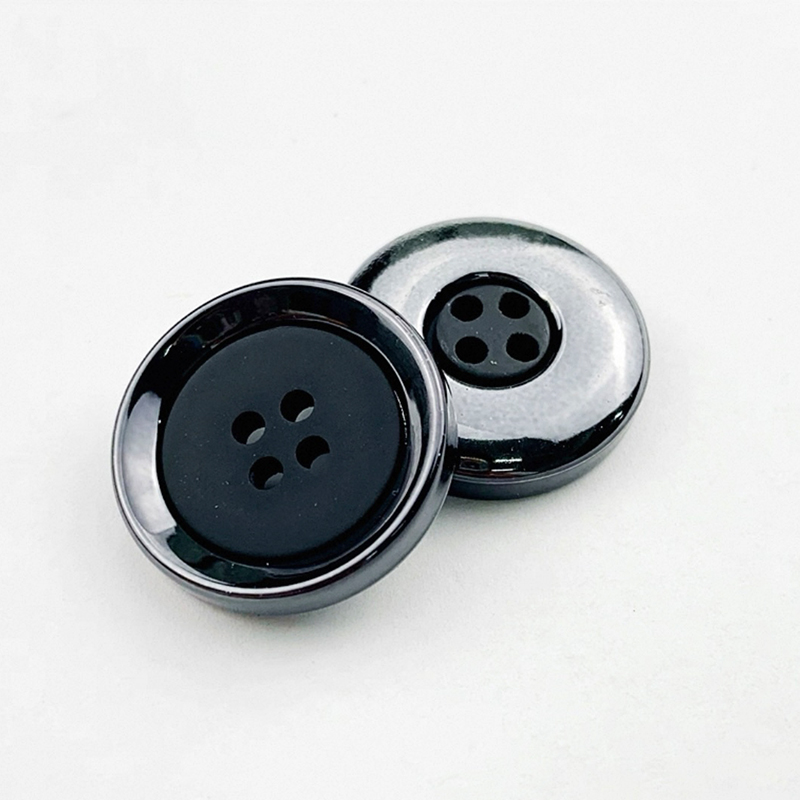 圆形四眼双拼树脂扣