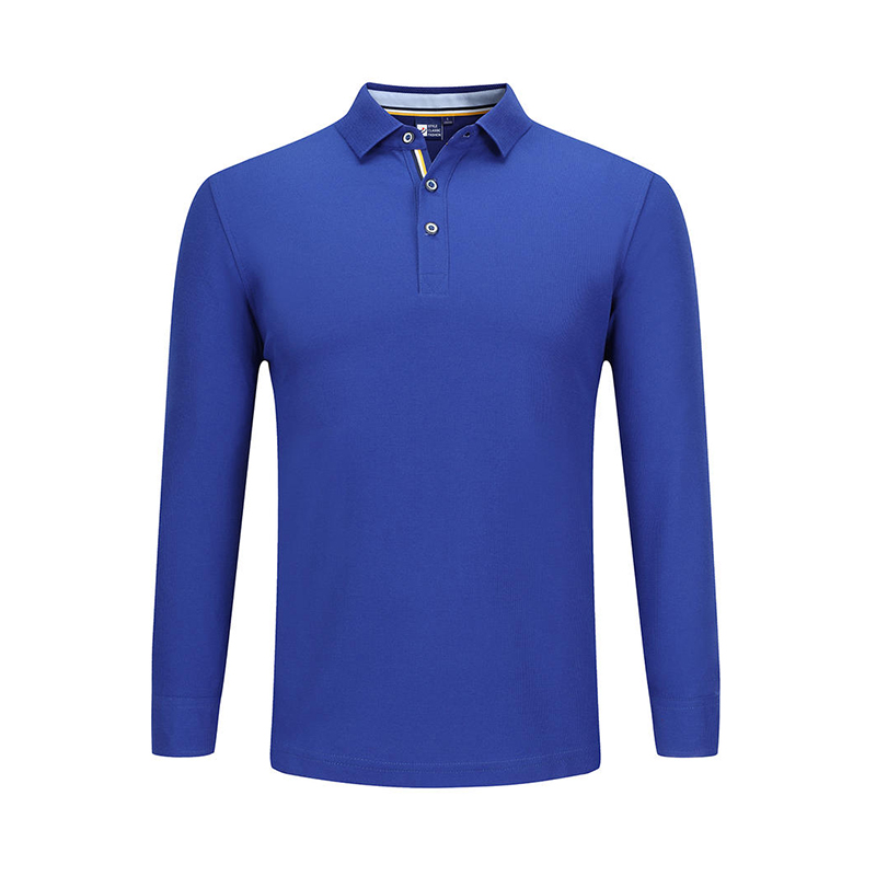 380克经典珠地翻领长袖POLO衫