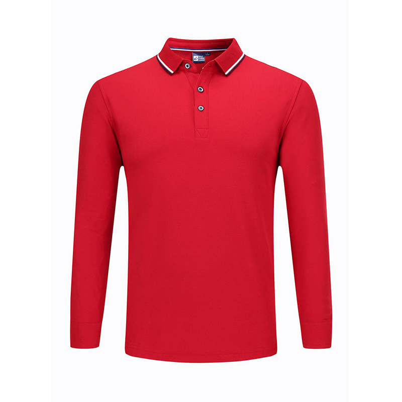 400克经典珠地翻领长袖POLO衫