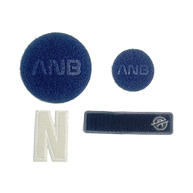 魔术贴印花压纹标