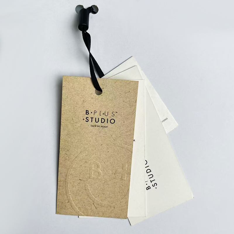 牛皮纸压纹吊牌