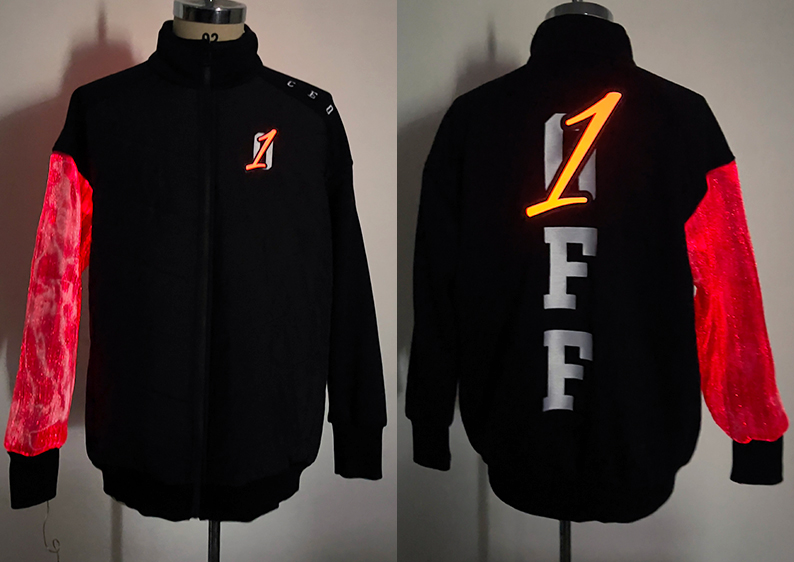 LED发光编织智能服装