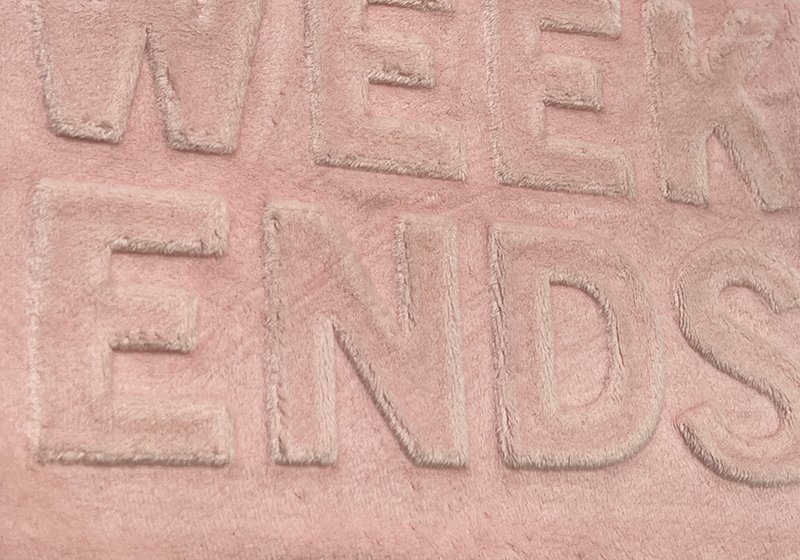 3D立体压绒印花凹凸浮雕压花工艺印花图案