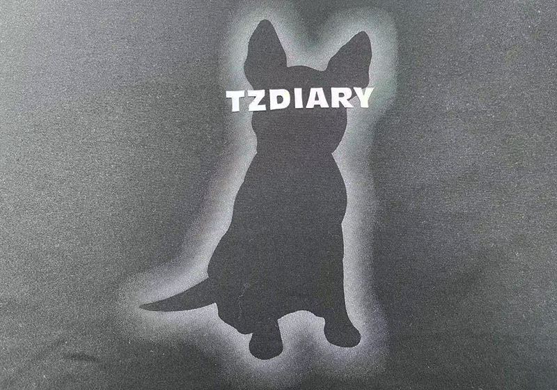 丝网印花渐变过渡+3D立体硅胶热转印印花图案