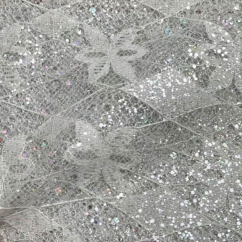 刺绣镂空亮片蕾丝舞台面料