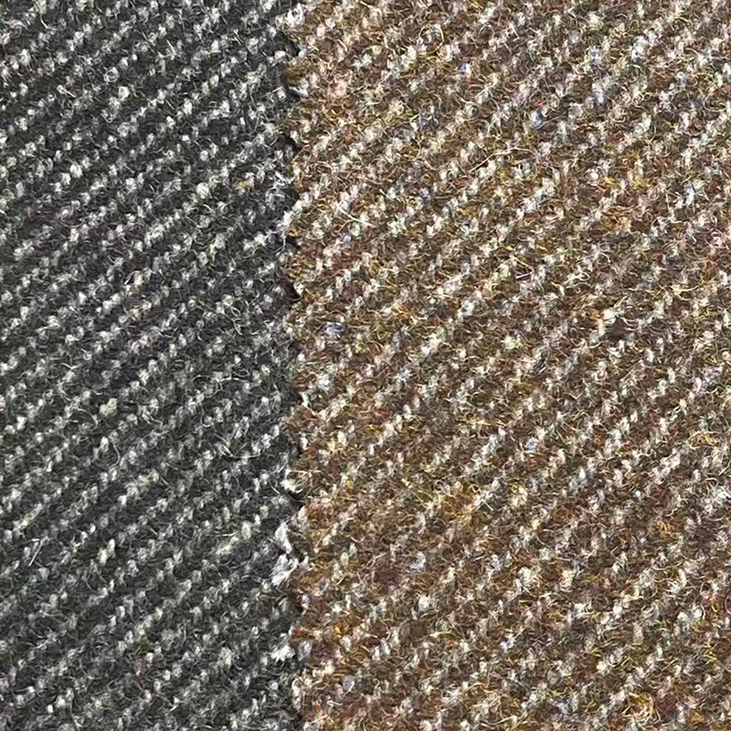 450g斜纹混纺毛呢面料