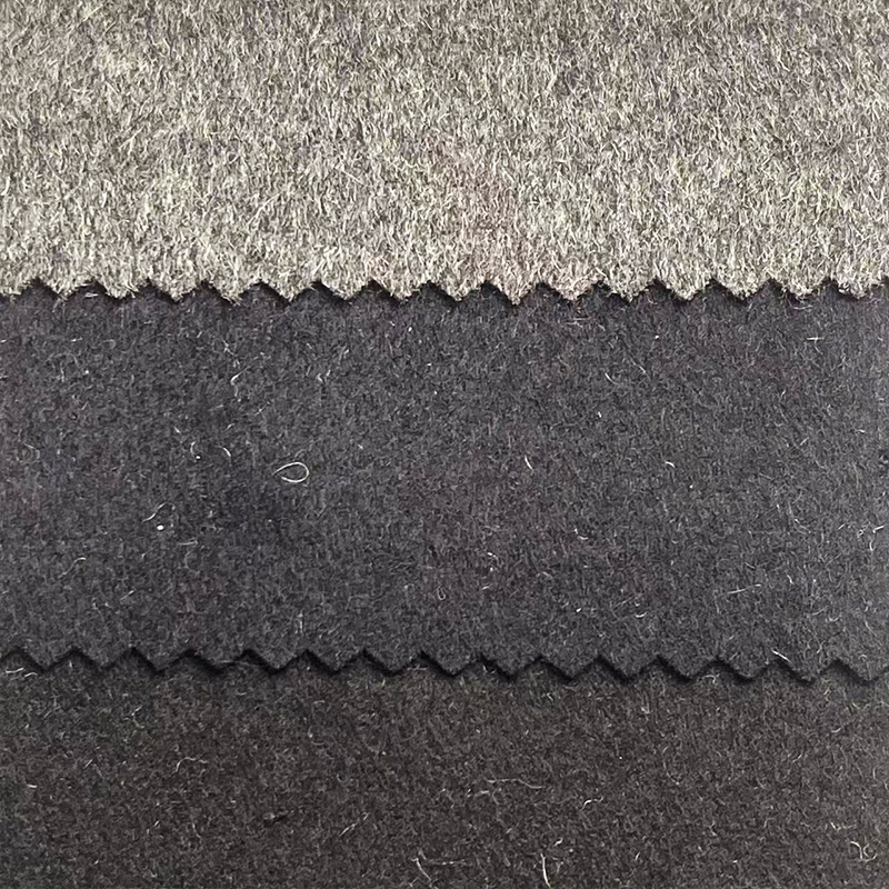 360g超薄羊绒单顺毛呢面料