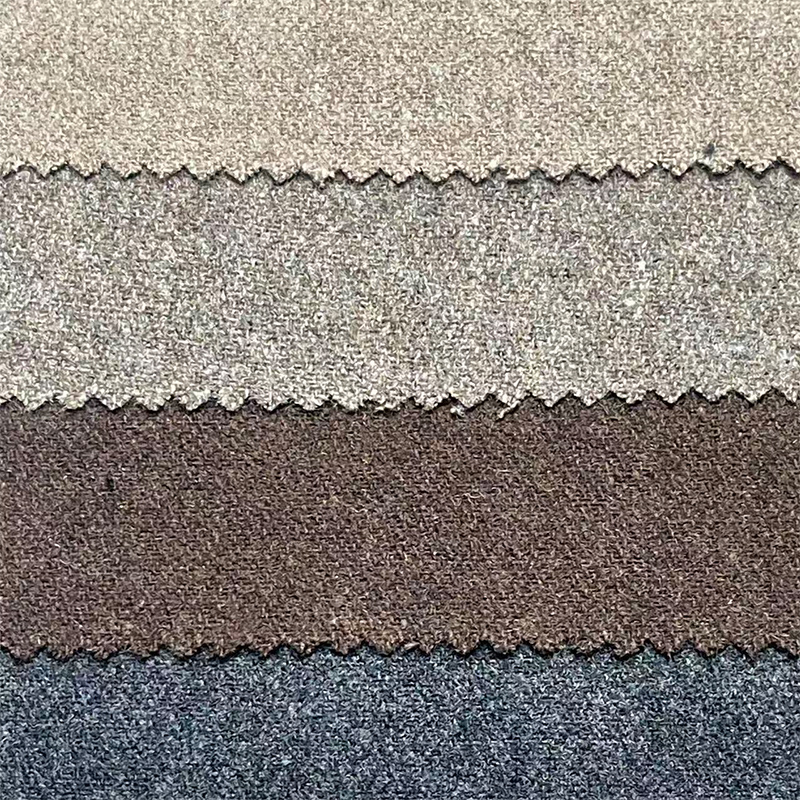 500g麻毛混纺毛呢面料