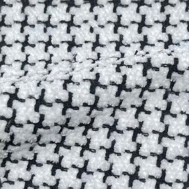 百分百聚酯纤维毛呢面料