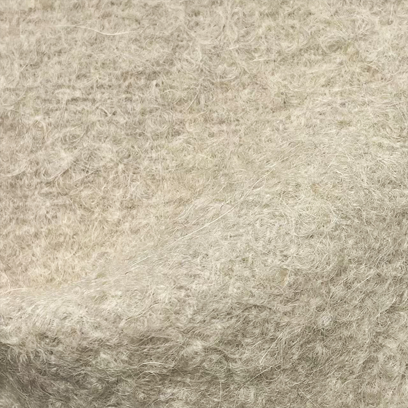 590g羊毛羊驼毛毛呢面料