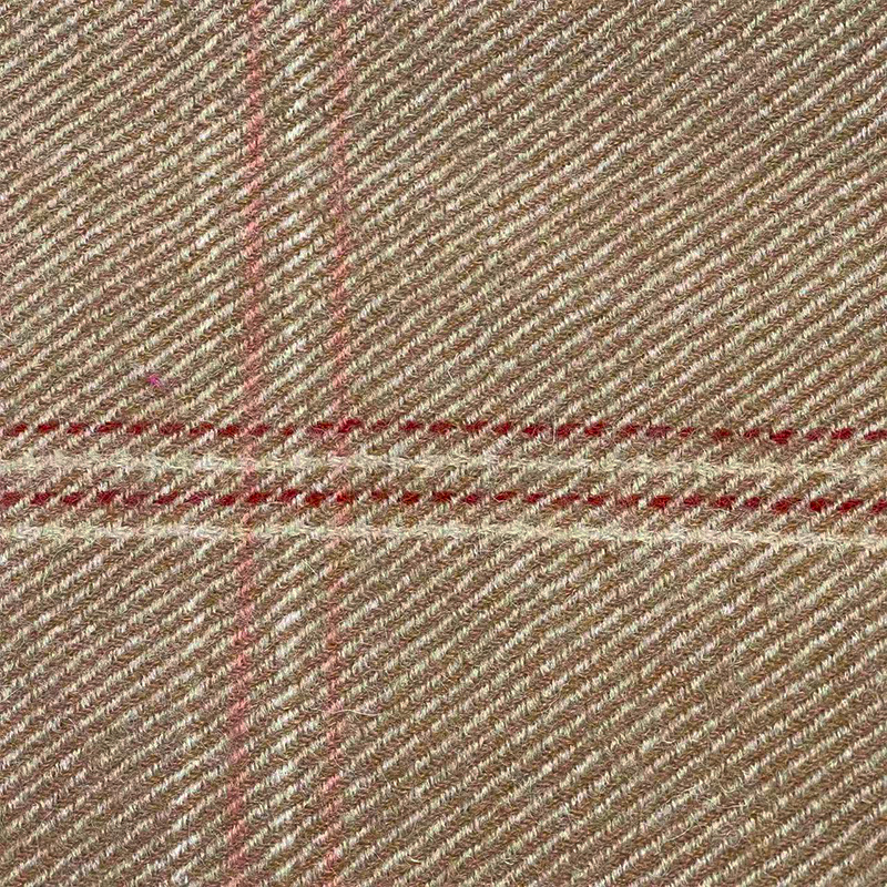 90羊毛粗纺花呢毛呢面料