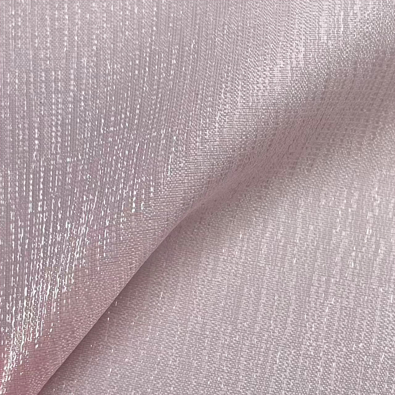 亮丝树皮皱缎面礼服面料