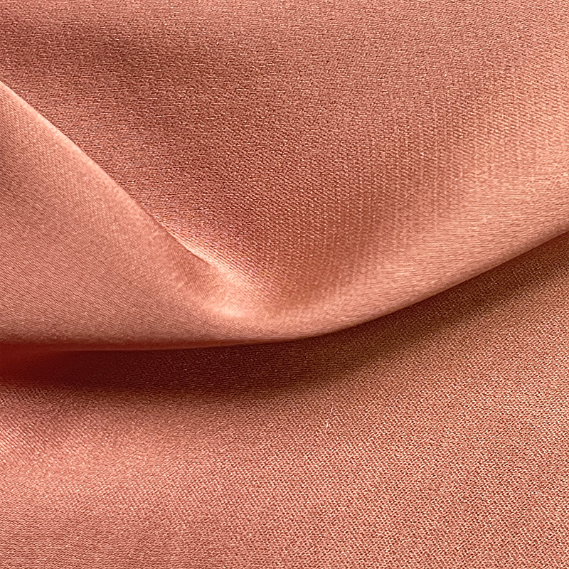 弹力缎面雪纺礼服面料