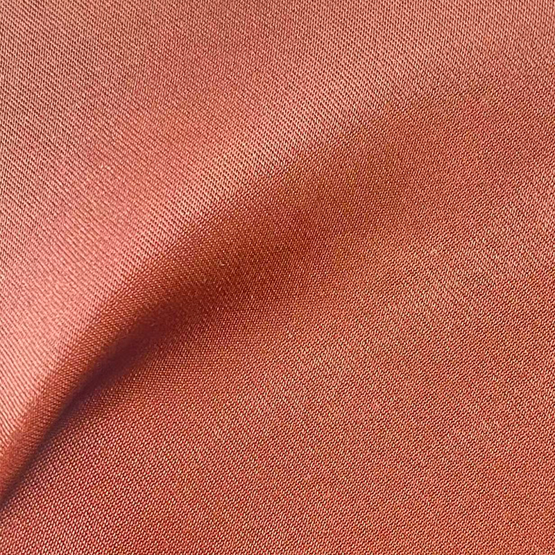 YM皮料百分百人丝缎面礼服面料