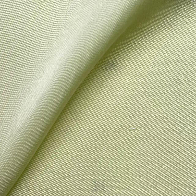 65g薄款人丝人棉缎面礼服面料