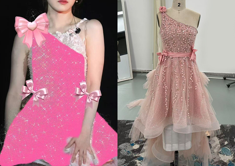 粉色仙女裙定制