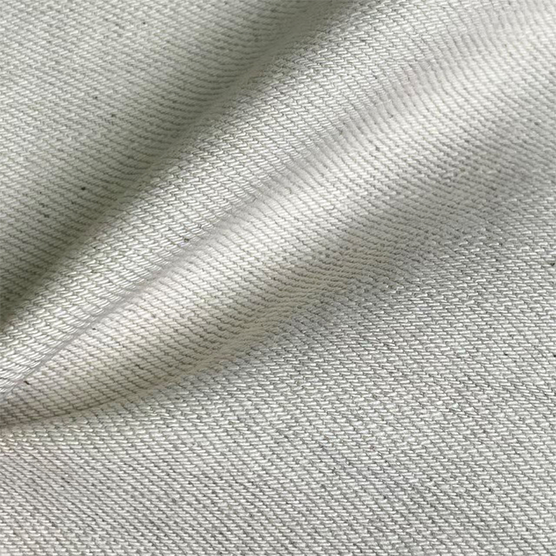 350g胚色麻棉牛仔面料