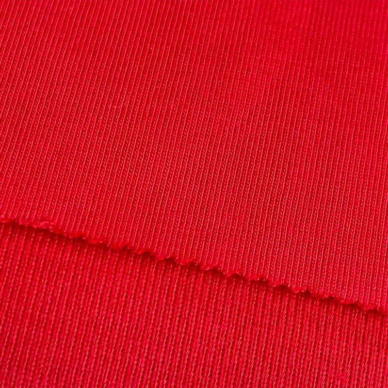 网红潮棉精品双纱螺纹面料